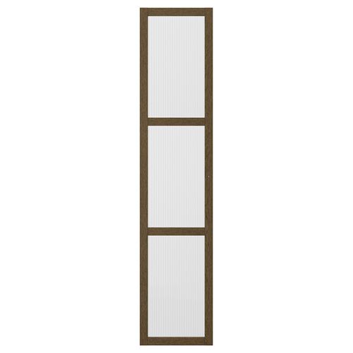 TONSTAD gardırop kapağı, kahverengi meşe kaplama-cam, 50x229 cm, menteşesiz