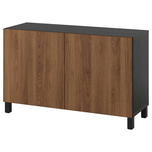 BESTÅ dolap kombinasyonu, venge-ceviz görünüm, 120x42x74 cm, LAPPVIKEN, STUBBARP