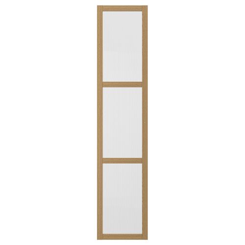 TONSTAD gardırop kapağı, meşe kaplama-cam, 50x229 cm, menteşesiz