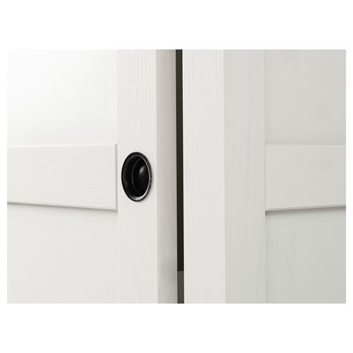 HEMNES sürgü kapaklı gardırop, beyaz, 120x59x197 cm