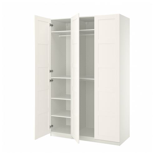 PAX/BERGSBO PAX gardırop, beyaz, 150x60x236 cm