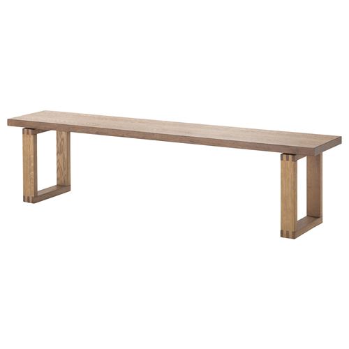 MÖRBYLÅNGA bank, meşe kaplama-kahverengi, 180 cm