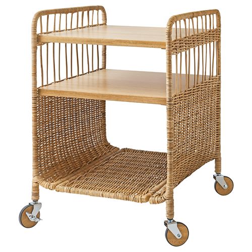 FRYKSÅS keson, rattan, 37x53 cm