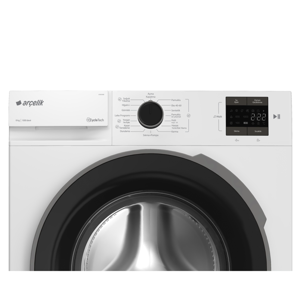 8100 MX 8 Kg Çamaşır Makinesi