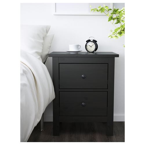 HEMNES komodin, venge, 54x66 cm