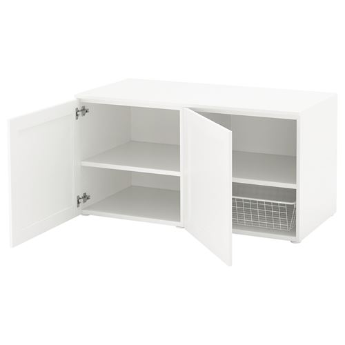 PLATSA/SANNIDAL PLATSA dolap sistemi, beyaz, 120x57x63 cm