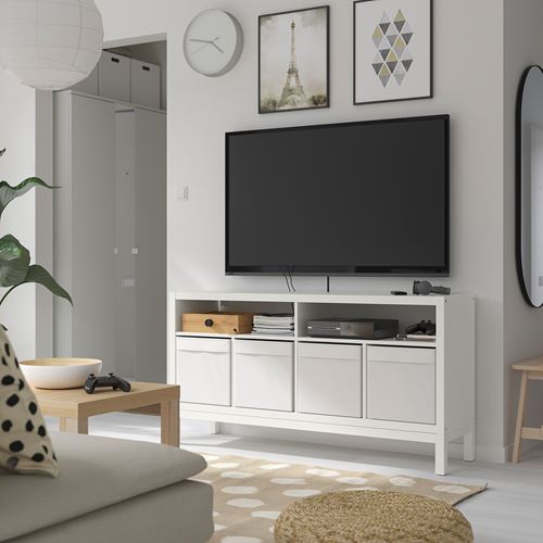 KALLAX tv sehpası, beyaz, 147x39x78 cm