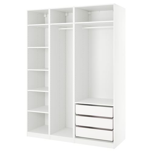 PAX PAX açık gardırop, beyaz, 175x58x236 cm