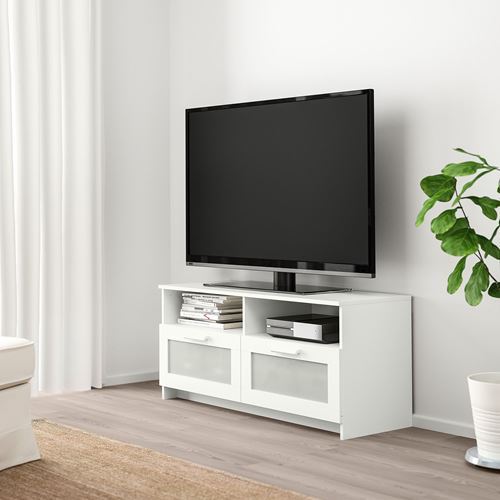 BRIMNES tv sehpası, beyaz, 120x53 cm