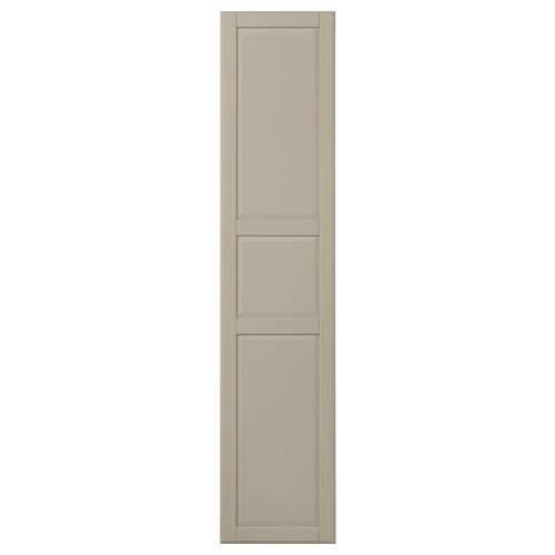 TYSSEDAL gardırop kapağı, gri-bej, 50x229 cm, menteşesiz