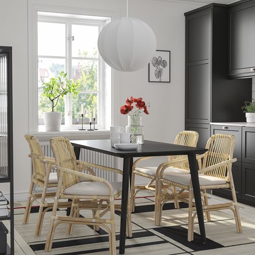 SALNÖ rattan sandalye, rattan, mindersiz