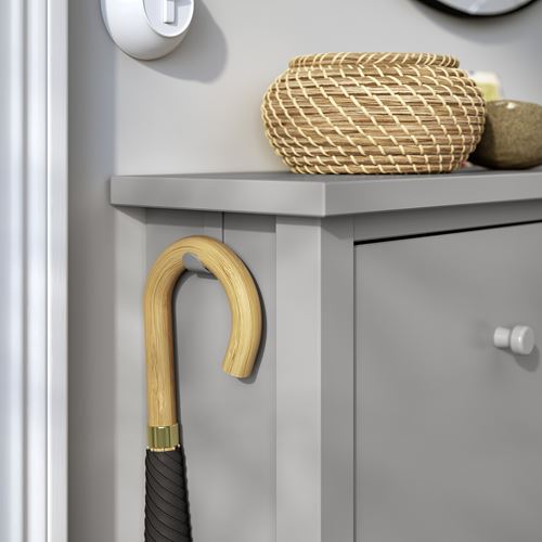 GULLABERG ayakkabı dolabı, gri, 105x22x107 cm, 4 bölmeli