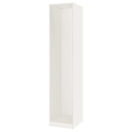 PAX gardırop iskeleti, beyaz, 50x58x236 cm