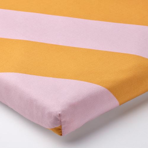 BÄNKKAMRAT bank minderi, pembe-sarı, 90x50x3 cm