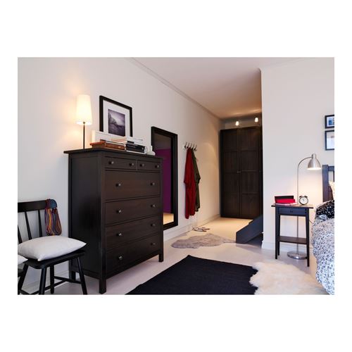 HEMNES 6 çekmeceli şifonyer, venge, 108x130 cm