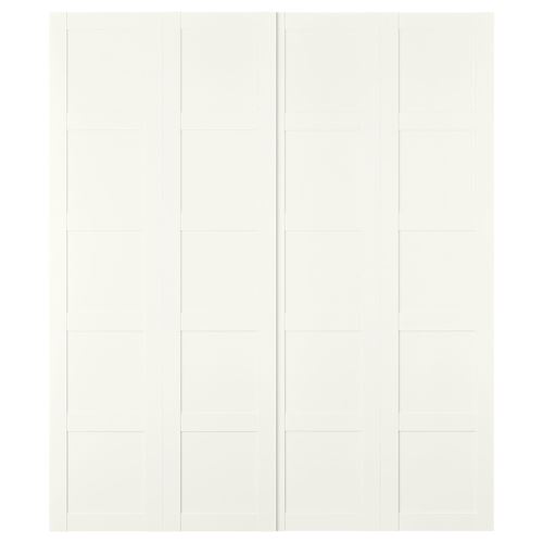 BERGSBO sürgü kapak, beyaz, 200x236 cm