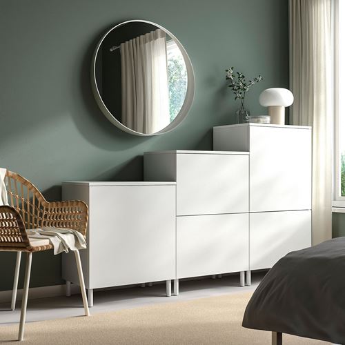 PLATSA/FONNES PLATSA dolap sistemi, beyaz, 180x42x113 cm