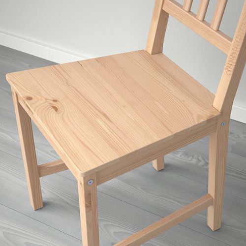 PINNTORP ahşap sandalye, açık kahverengi