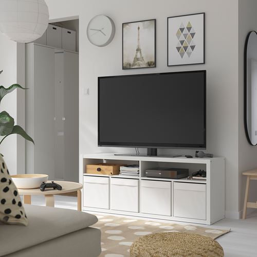 KALLAX tv sehpası, beyaz, 147x60 cm