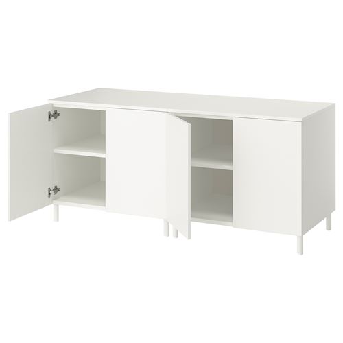 PLATSA/FONNES PLATSA dolap sistemi, beyaz, 160x57x73 cm