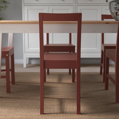 PINNTORP ahşap sandalye, kırmızı