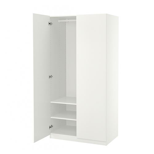 PAX/FORSAND PAX gardırop, beyaz, 100x60x201 cm