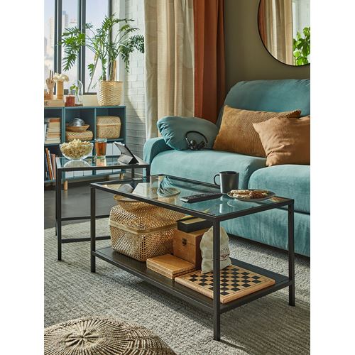 VITTSJÖ sehpa seti, venge-cam, 90x50 cm