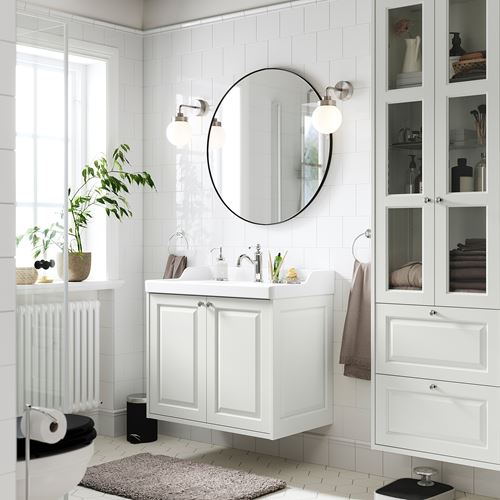 TÄNNFORSEN lavabo dolabı, beyaz, 80x48x63 cm, 1 kapaklı