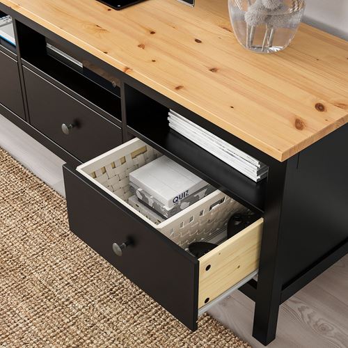 HEMNES tv sehpası, venge-kahverengi, 148x47x57 cm