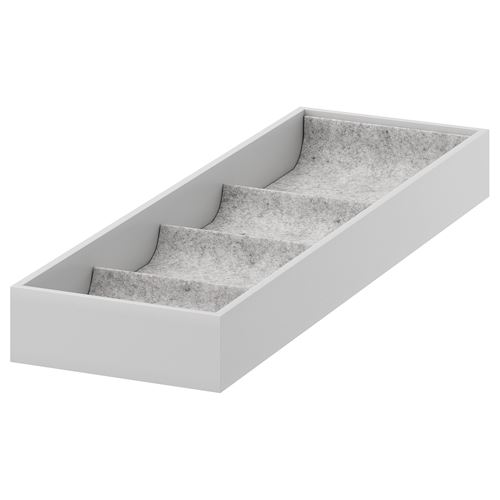 KOMPLEMENT raf içi bölmeli ünite, açık gri, 15x53x5 cm