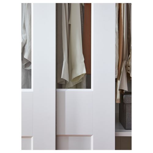 PAX/GRIMO PAX sürgü kapaklı gardırop, beyaz, 150x66x236 cm