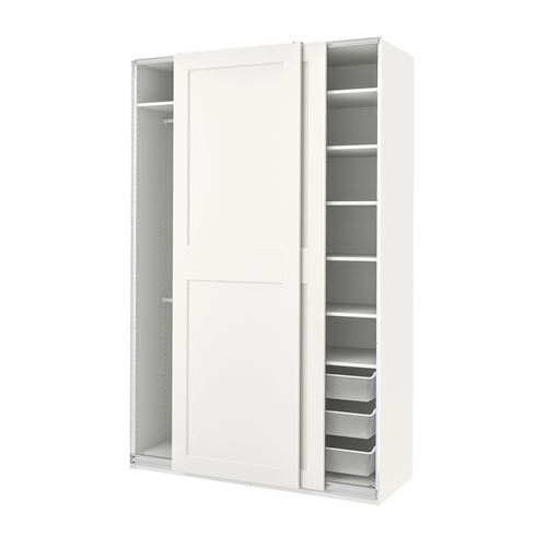 PAX/GRIMO PAX gardırop, beyaz, 150x66x236 cm