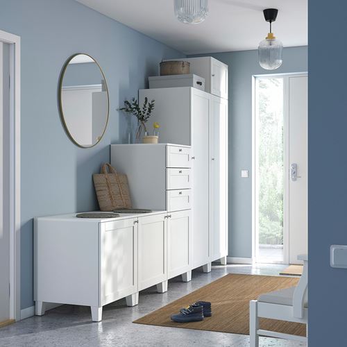 PLATSA PLATSA gardırop, beyaz, 300x57x231 cm