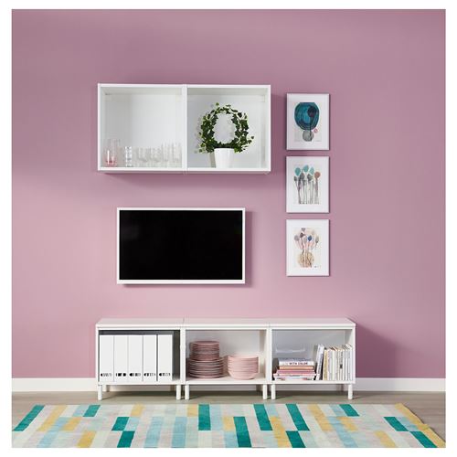 PLATSA/FONNES PLATSA dolap sistemi, beyaz, 180x42x113 cm