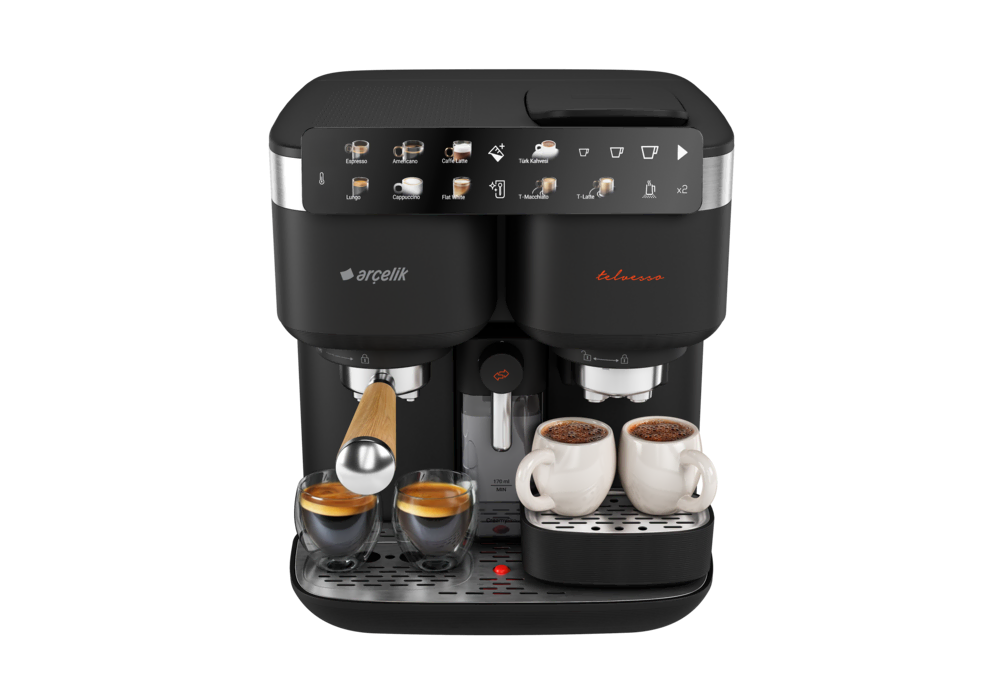 Arçelik TEM 9690 Telvesso® Türk Kahvesi Makinesi & Yarı Otomatik Espresso Makinesi