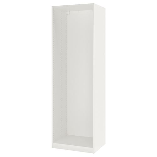PAX gardırop iskeleti, beyaz, 75x58x236 cm