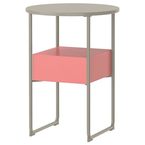 BLANKHALLAN komodin, bej-pembe