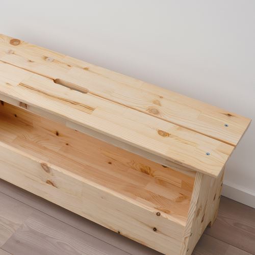 PERJOHAN bank, çam, 100 cm