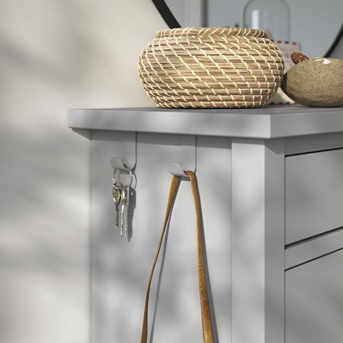 GULLABERG ayakkabı dolabı, gri, 88x30x122 cm, 2 bölmeli