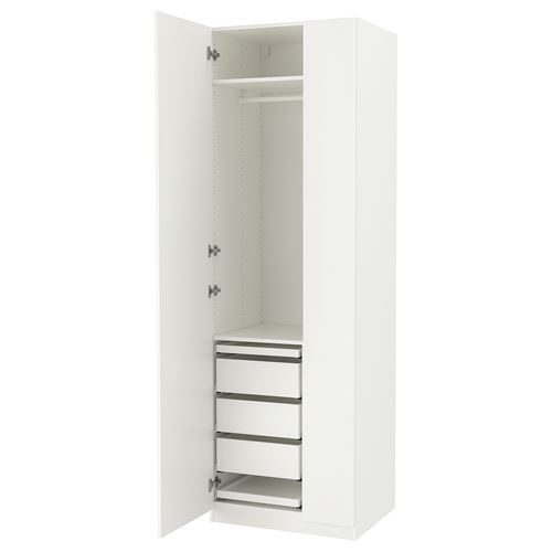 PAX/FORSAND PAX gardırop, beyaz, 75x60x236 cm