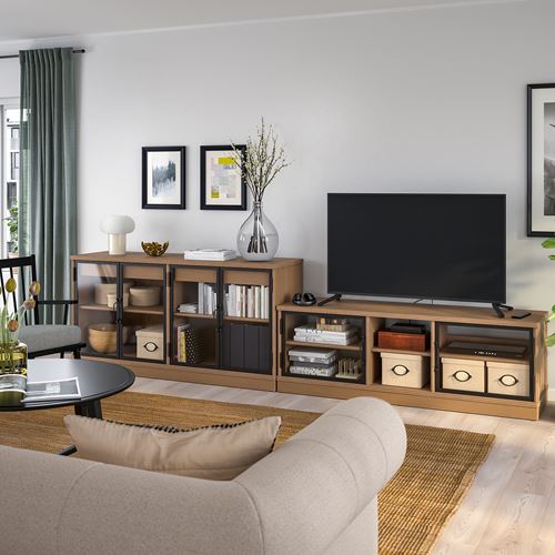 LANESUND tv ünitesi, kahverengi, 322x47x81 cm
