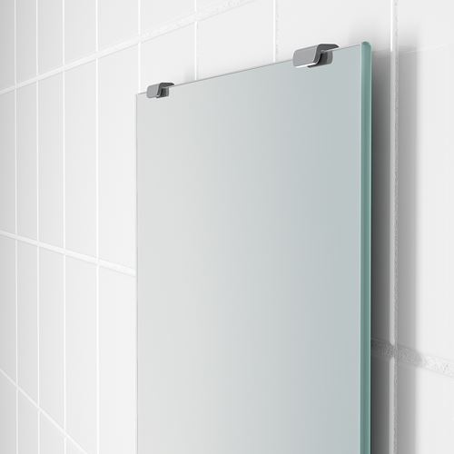 LETTAN banyo aynası, renksiz, 40x95 cm