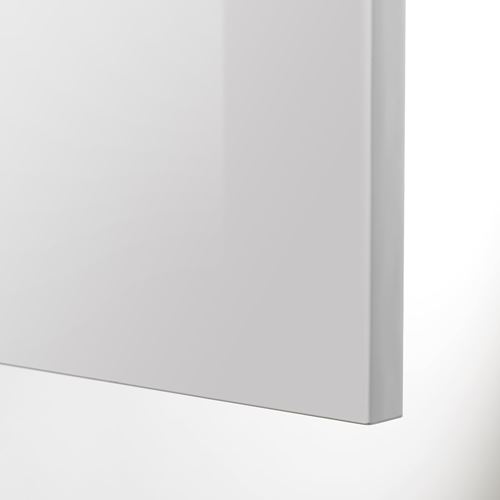 METOD/MAXIMERA mutfak boy dolabı, RINGHULT açık gri, 60x60x240 cm, 2 kapaklı ve 4 çekmeceli