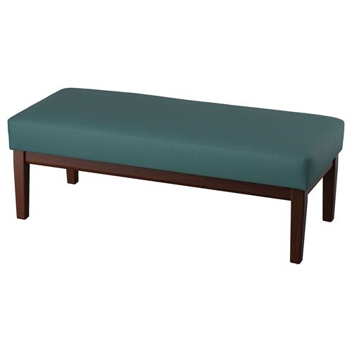 EKENÄSET bank, kelinge gri-turkuaz, 112 cm