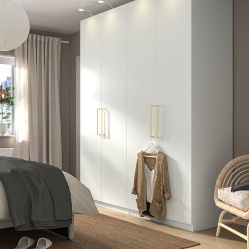 PAX/FORSAND PAX gardırop, beyaz, 200x60x236 cm
