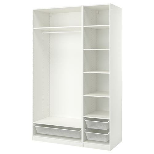 PAX PAX açık gardırop, beyaz, 150x58x236 cm