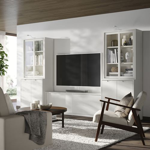 TONSTAD tv ünitesi, kırık beyaz, 339x47x201 cm