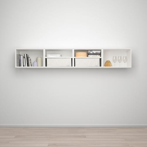 PLATSA duvar dolabı, beyaz, 240x42x40 cm
