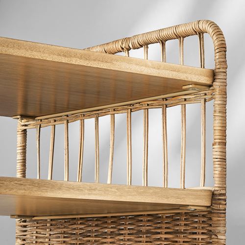 FRYKSÅS keson, rattan, 37x53 cm
