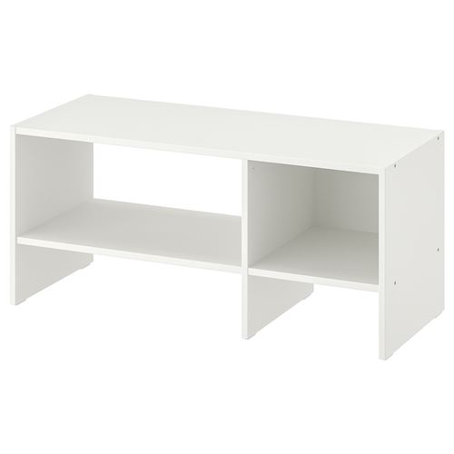 BAGGEBO tv sehpası, beyaz, 90x35x40 cm